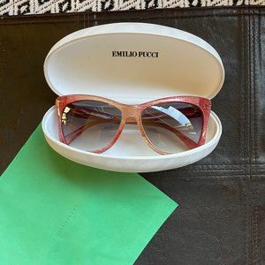 EMILIO PUCCI  50 68B Butterfly Sunglasses